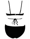 Costum de Baie Negru Decupat 0040907B2